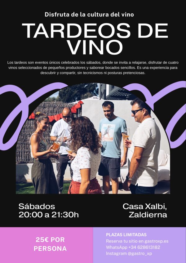 🍷 Tardeos de vino  🍇 [Próximo 05/04/2026]