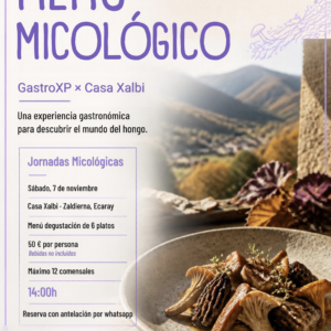 Menú micológico en Casa Xalbi | GastroXP